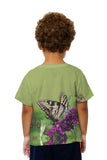 Kids Enchanting Purple Flower Butterfly