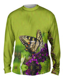 Enchanting Purple Flower Butterfly