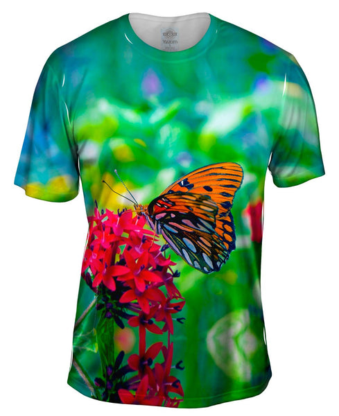 Wonderful Orange Spotted Butterfly&nbsp;Mens T-Shirt