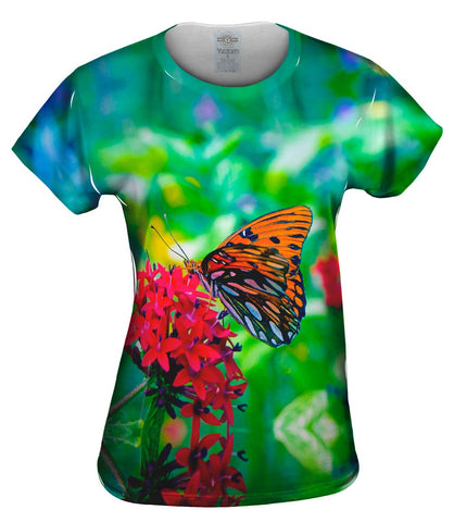 Wonderful Orange Spotted Butterfly
