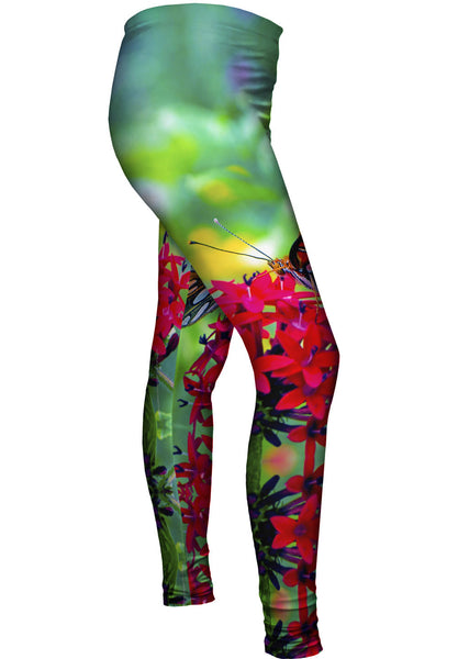 Wonderful Orange Spotted Butterfly&nbsp;Womens Leggings