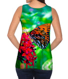 Wonderful Orange Spotted Butterfly