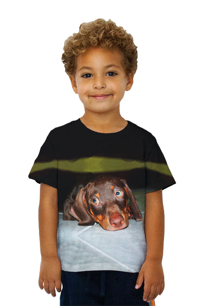Kids Hot Dog Dachshund Kids T-Shirt