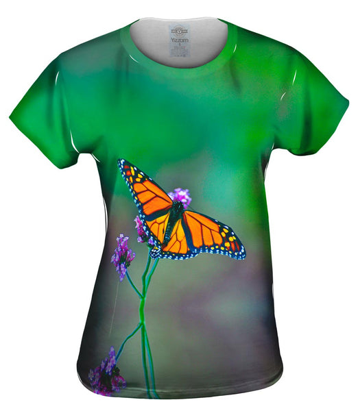 Pretty Monarch Butterfly Womens Top