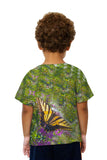 Kids Yellow Striped Butterfly