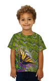 Kids Yellow Striped Butterfly