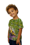 Kids Yellow Striped Butterfly