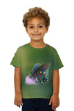 Kids Green Spotted Butterfly