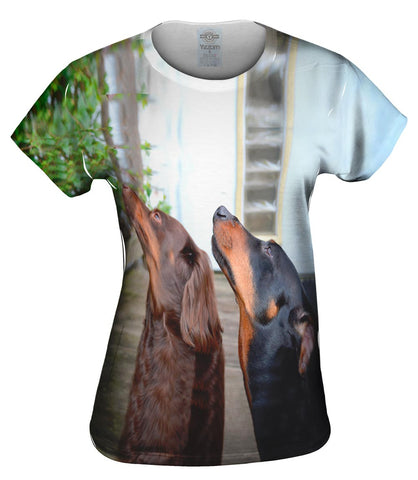 Dachshund Doberman Statues