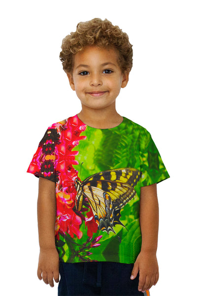 Kids Yellow Swallowtail Butterfly&nbsp;Kids T-Shirt