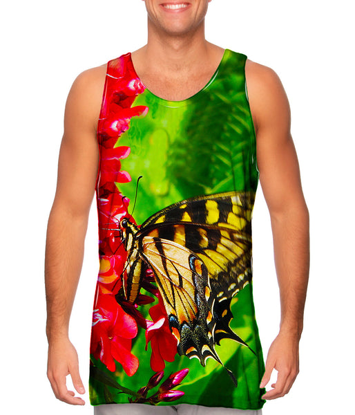Yellow Swallowtail Butterfly Mens Tank Top
