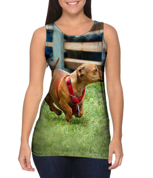 Dachshund Sprint&nbsp;Womens Tank Top