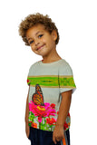 Kids Pink Flower Butterfly