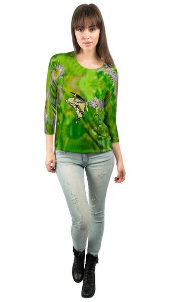 Giant Swallowtail Butterfly&nbsp;Womens 3/4 Sleeve
