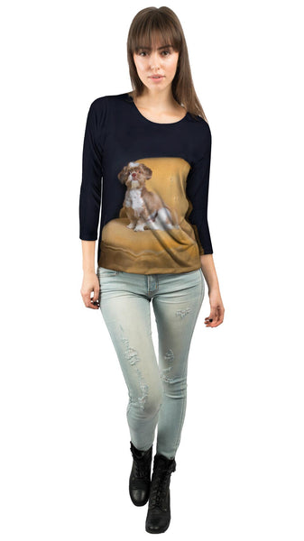 Royal Shihtzu&nbsp;Womens 3/4 Sleeve