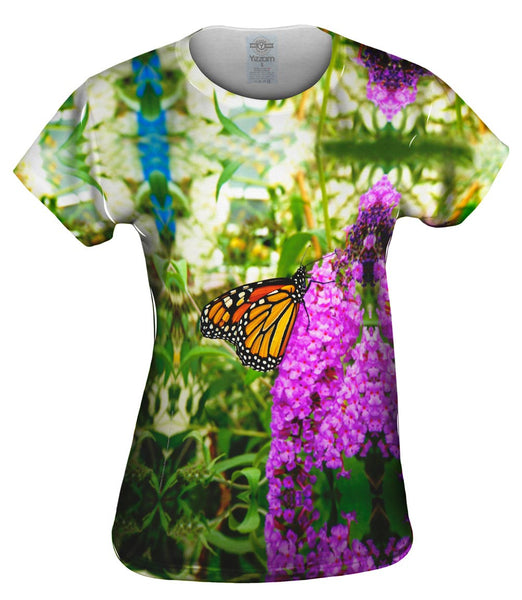 Fanciful Monarch Butterfly Womens Top