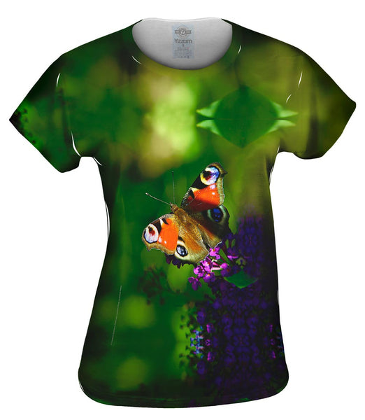 Tiny Summer Butterfly Womens Top