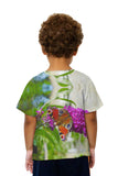 Kids Elegant Pink Flower Butterfly
