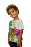 Kids Elegant Pink Flower Butterfly