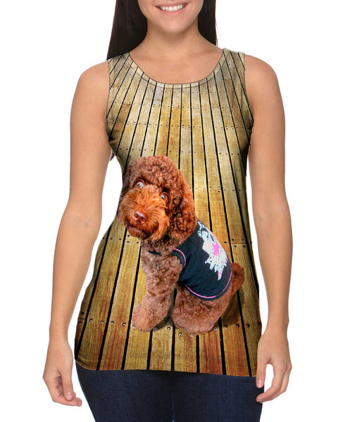 Double Chocolate Poodle&nbsp;Womens Tank Top
