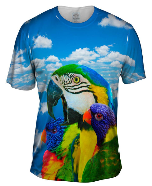 Soaring Bird Collage Mens T-Shirt