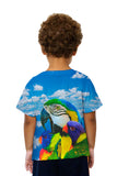 Kids Soaring Bird Collage