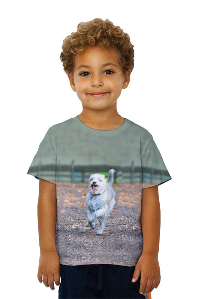 Kids Excited Puppy Race&nbsp;Kids T-Shirt