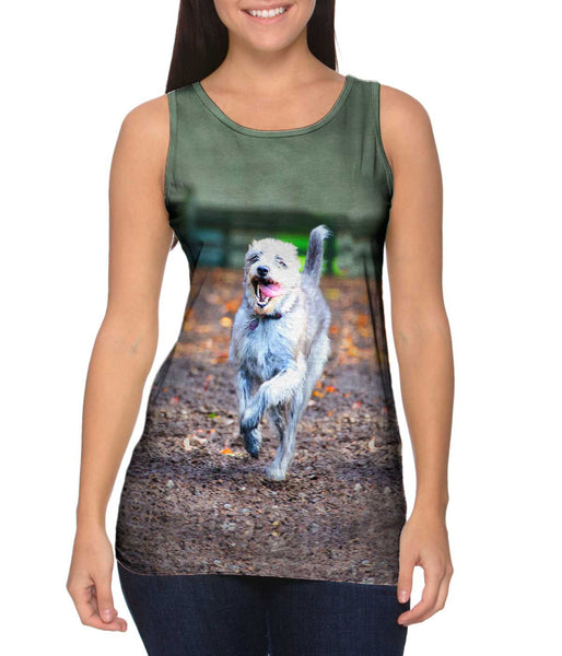 Excited Puppy Race&nbsp;Womens Tank Top