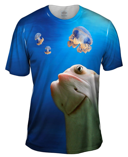 Stingray Jellyfish Underwater Mens T-Shirt