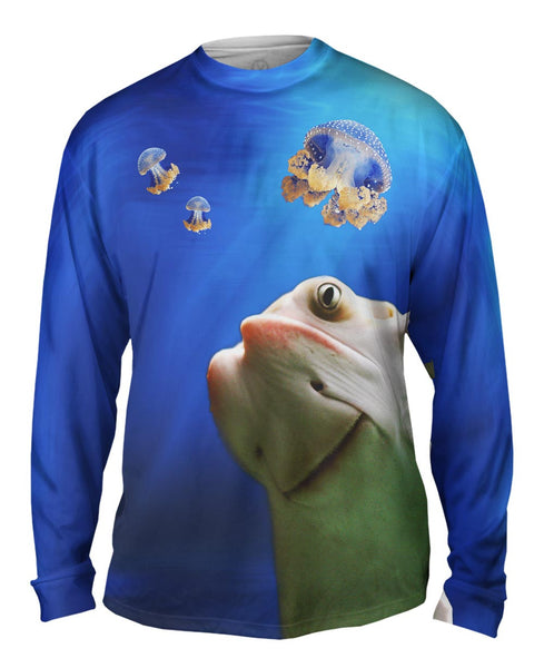 Stingray Jellyfish Underwater&nbsp;Mens Long Sleeve