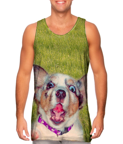 Zanny Dog Grass&nbsp;Mens Tank Top