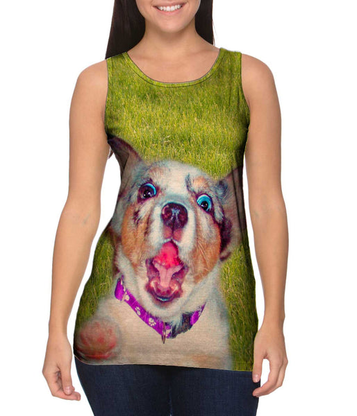 Zanny Dog Grass&nbsp;Womens Tank Top