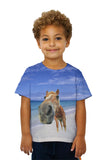 Kids Horse Beach Snout