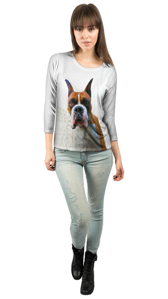 Somebody Say Bacon Boxer&nbsp;Womens 3/4 Sleeve