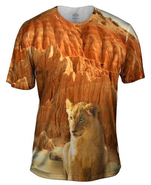 Lion Dessert Mens T-Shirt