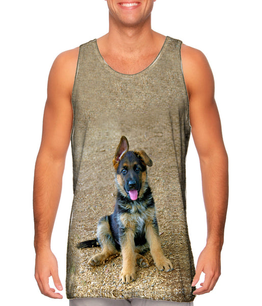 German Shepherd Puppy&nbsp;Mens Tank Top