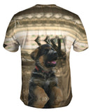 Water Reflection German Shepherd