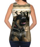Water Reflection German Shepherd