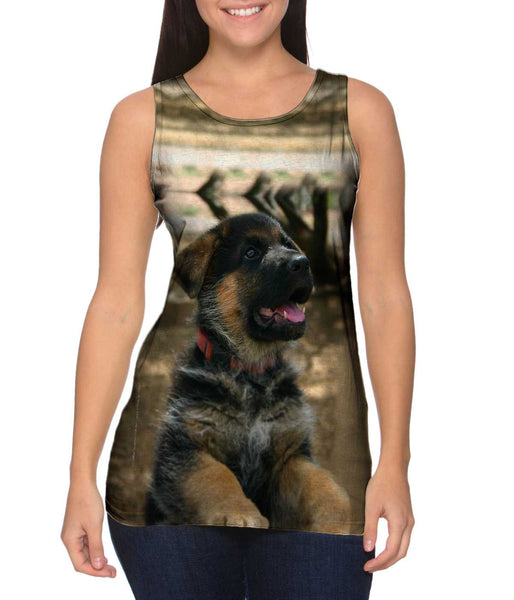 Water Reflection German Shepherd&nbsp;Womens Tank Top