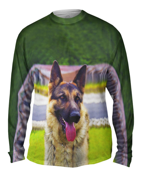 Sitting Proud German Sheperd&nbsp;Mens Long Sleeve