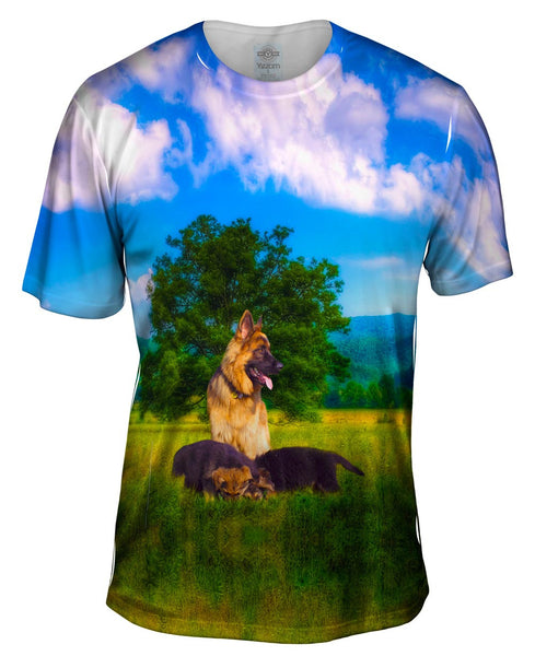 German Sheperd Family Mens T-Shirt