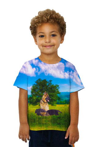 Kids German Sheperd Family