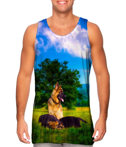 German Sheperd Family&nbsp;Mens Tank Top