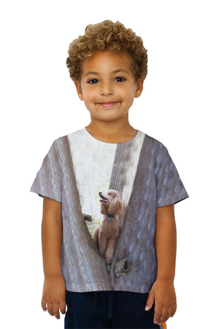 Kids Poodle Up A Tree