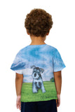 Kids Wondering Schnauzer