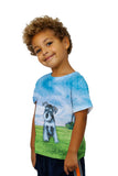 Kids Wondering Schnauzer