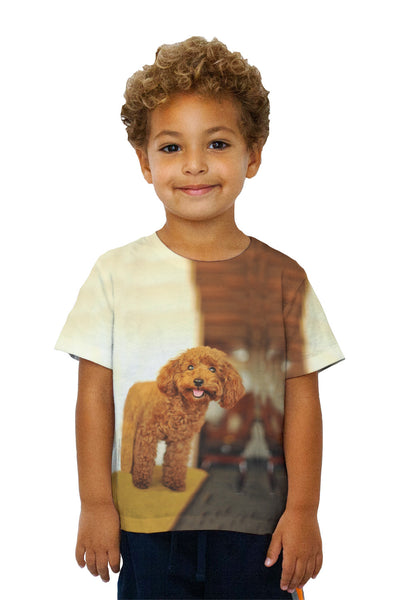 Kids Delightfully Happy Poodle&nbsp;Kids T-Shirt