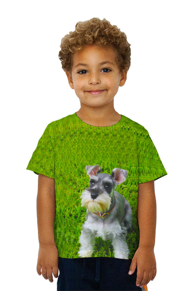 Kids Loving Life Grey Schnauzer&nbsp;Kids T-Shirt