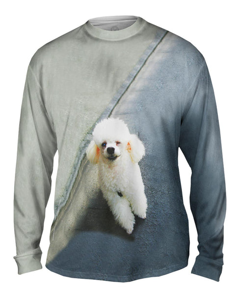 Winking Poodle&nbsp;Mens Long Sleeve