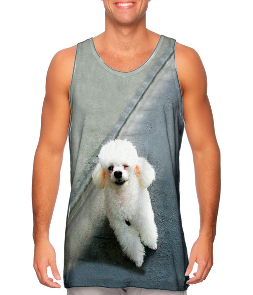 Winking Poodle&nbsp;Mens Tank Top